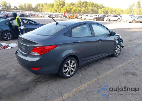 2013 Hyundai Accent Gls from USA, damaged, VIN KMHCU4AE6DU302793